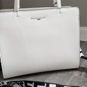 Karl Lagerfeld Maybelle Purse With Guitar Straps